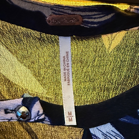 Free People Black Floral Long-Sleeve Dress - Picture 2 of 5